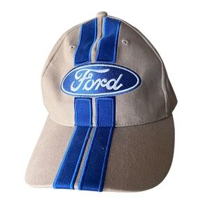 Ford AirVenture Beige and Blue Cap, new without tags